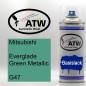 Preview: Mitsubishi, Everglade Green Metallic, G47: 400ml Sprühdose, von ATW Autoteile West.